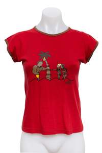 #82 Barceló T-shirt Red | c. 193 | Size 10