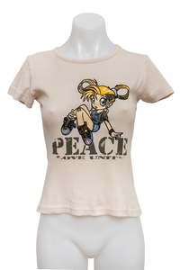 Baby Tees: #86 T-shirt Beige | c. 193 | Size 8/10
