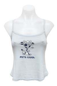 #201 Spot Cami Top Blue | c. 191 | Size 10