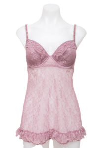 Lingerie: #124 Victoria's Secret Cami Top Pink | c. 194 | Size 10D / 8