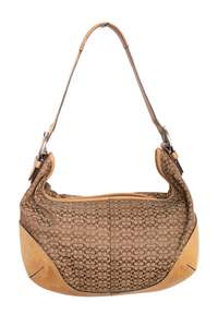 #213 Coach Monogram Bag Brown | c. 194