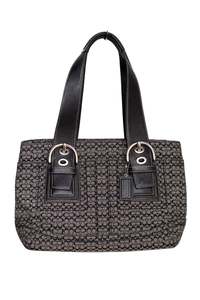 Bags: #207 Coach Mini Tote Bag Black | c. 194