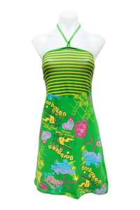 Top Picks: #140 TKR Halter Dress Green | c. 191 | Size 10