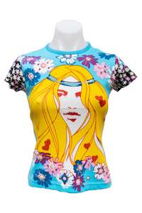 Top Picks: #06 Deadstock Ghungroo T-shirt Blue | c. 191 | Size 8/10