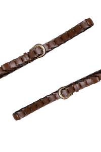 Accessories: #195 Textured Belt Brown | c. 197 | Size