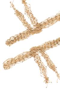 #197 Woven Belt Gold | c. 197 | Size