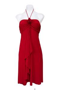 #139 Halter Dress Red | c. 198 | Size 8