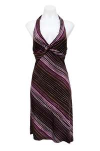 Dresses: #117 Bcbgmaxazria Halter Dress Brown | c. 197 | Size 8