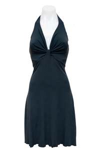 #118 Lipstik Halter Dress Black | c. 197 | Size 8