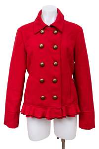 #129 Prevett Jacket Red | c. 198 | Size 6