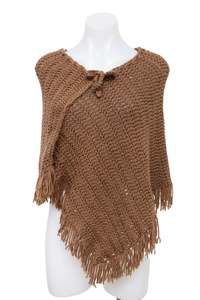 #112 Poncho Top Brown | c. 196