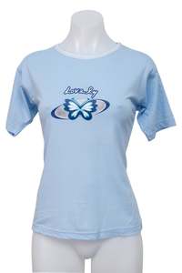 #090 Tolentino T-shirt Blue | c. 199 | Size 10/12