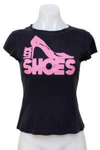 #096 Zara Trf T-shirt Black | c. 199 | Size 8