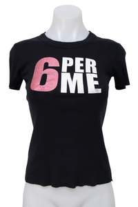 #097 United Colors Of Benetton T-shirt Black | c. 199 | Size 8