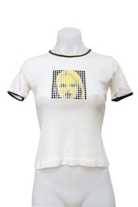 #69 Here & There T-shirt White | c. 198 | Size 8