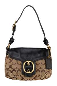 #189 Coach Flat Soho Bag Brown | c. 198