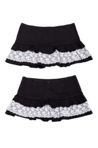 Top Picks: #179 Charlotte Russe Mini Skirt Black | c. 199 | Size 8