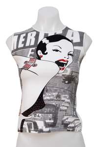 #062 Cortefiel Tank Top White | c. 199 | Size 8/10