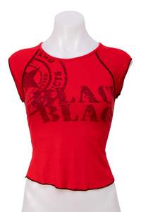 #074 Pass Passager T-shirt Red | c. 199 | Size 10