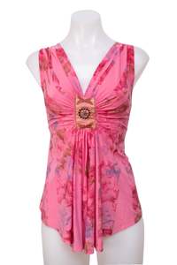 #048 Danesi Usa Camisole Top Pink | c. 199 | Size 10