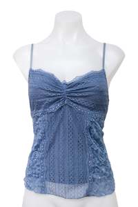 Fairy Core: #24 Bisou Bisou Michelle Bohbot Cami Top Blue | c. 198 | Size 12