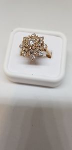 Products: Diamond Cluster Dress Ring