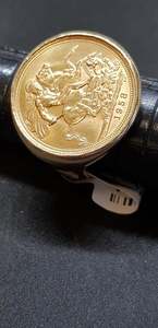 Products: 1958 King George full Sovereign Ring