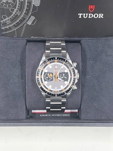 Tudor Heritage Chrono Black and Grey Dial Stainless Steel 70330N (AS NEW)