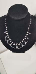 Products: 18Ct White Gold and Diamond Necklace