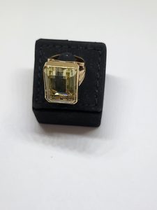 Products: 9ct Yellow Gold Lemon Quartz Dress Set Ring