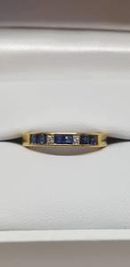 Stunning Sapphire and Diamond Band