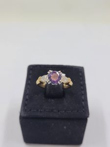 Round Purple Sapphire