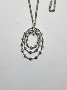 Diamond Set Pendant And Chain