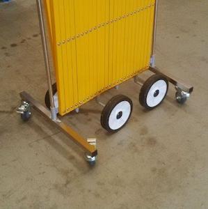 Mobile Expandable Barrier 1.0m (H) x 6.0m (L) - YELLOW