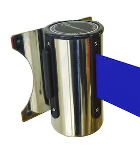 Wall Mount Retractable Belt – 2m Silver Body