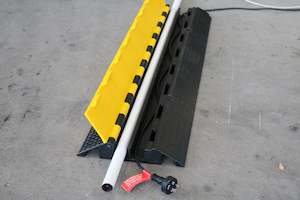 Cable Protectors: 3-Channel Flip-Top Cable Cover