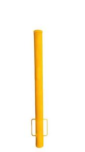 Clearance Items: Steel Bollard Inground – Yellow