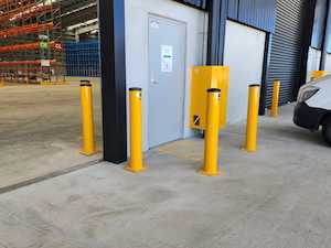 Surface Mount Bollard – Yellow