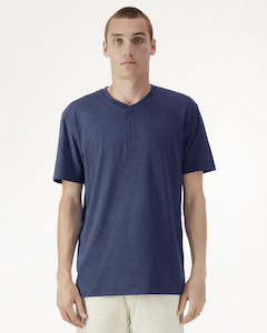 2004CVC American Apparel CVC Unisex Henley T-shirt