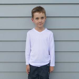 Youth: R455B Work-Guard Youth Longsleeve V-Neck Thermal