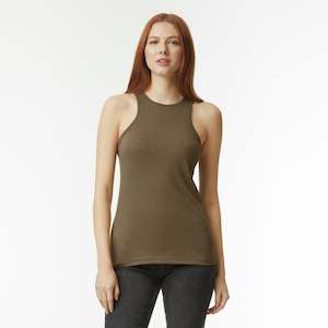 Womens: 101CVC American Apparel CVC Womens Racerneck Tank