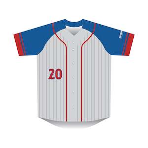 Baseball: Baseball Jersey Full Button