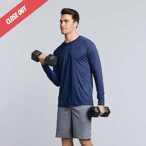 Gildan: 47400 Gildan Performance Adult Long Sleeve Tech T-Shirt