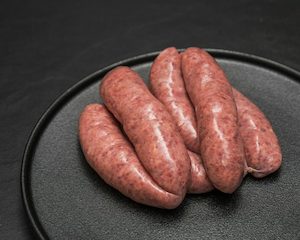 Products: Wild Beef & Horseradish Sausages 500g - Premium Game