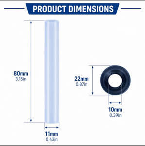 Garage Door Parts Sectional: PGD Nylon Hinge Hush Sleeve Kit -universal
