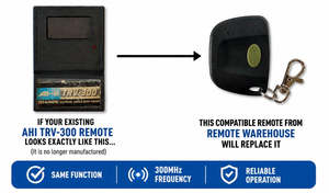 Garage Door Remotes: AHI TRV-300 Garage Door Remote