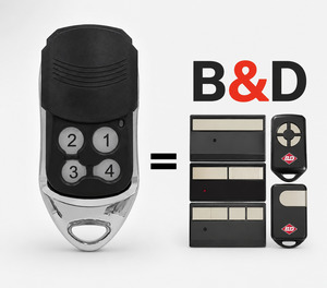 Garage Door Remotes: B&D Garage Door Remote. Direct Code