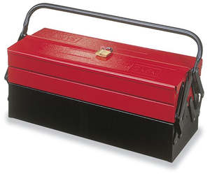 Premium Tool Storage: SAFA Toolbox - Steel Tool Box With Cantilever Trays H500/4