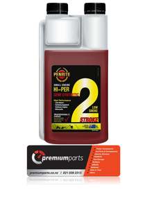 Penrite: PENRITE Hi-Per 2 Stroke Small Engine Oil 1L - SEHPTS001