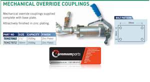 Cm Trailer Parts: CM Trailer Coupling - Override - Mechanical Braking